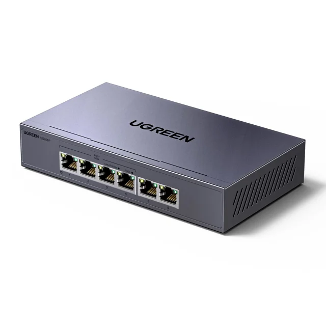 سوئیچ شبکه 6 پورت گیگابیتی PoE یوگرین CM741