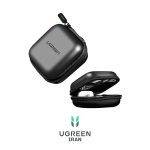 کیف هدفون یوگرین مدل 40816-LP128 - مشکی در حالت باز و بسته کیف هدفون یوگرین مدل 40816-LP128 - مشکی