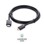 کابل 2.0 HDMI به Mini HDMI یوگرین مدل HD108-11167 طول 1.5 متر - مشکی از نما کل کابل کابل 2.0 HDMI به Mini HDMI یوگرین مدل HD108-11167 طول 1.5 متر - مشکی