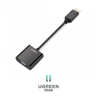 مبدل Display Port به VGA یوگرین مدل DP109-20415 - مشکی