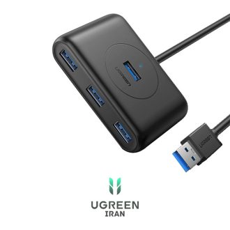 مدل CR1هاب USB 3.0 چهار پورت یوگرین13-20291 طول 1 متر - مشکی