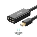 تبدیل Mini DisplayPort به HDMI با رزولوشن 1080p یوگرین مدل 10461-MD112 مشکی از نما سه بعدی تبدیل Mini DisplayPort به HDMI با رزولوشن 1080p یوگرین مدل 10461-MD112 مشکی