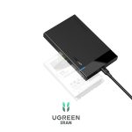 باکس هارد 2.5 اینچ USB 3.1 یوگرین 50743-US221 - مشکی از نما سه بعدی باکس هارد 2.5 اینچ USB 3.1 یوگرین 50743-US221 - مشکی