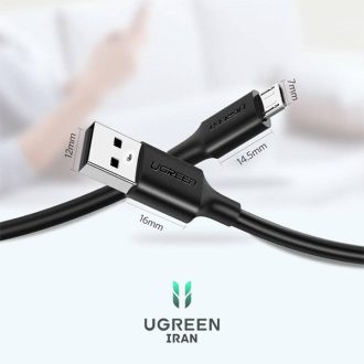 کابل Micro USB به USB 2.0 A یوگرین مدل 60137-US289 طول 1.5 متر - مشکی