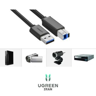 کابل 3.0 USB پرینتر یوگرین مدل US210 - مشکی