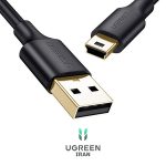 کابل تبدیل USB 2.0 به Mini USB 5Pin یوگرین مدل 10385-US132 - مشکی ا نما سه بعدی کابل تبدیل USB 2.0 به Mini USB 5Pin یوگرین مدل 10385-US132 - مشکی