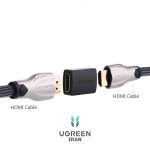مبدل HDMI به HDMI یوگرین مدل 20107 از نما اتصال مبدل HDMI به HDMI یوگرین مدل 20107 - مشکی
