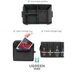 نظم دهنده صندوق عقب خودرو یوگرین مدل 80710-LP256 از مقابل با جزییات نظم دهنده صندوق عقب خودرو یوگرین مدل 80710-LP256 - مشکی