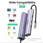 هاب 5 پورت یوگرین مدل 20932-CM475 خاکستری