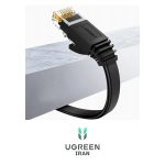 پچ کورد Cat6 یوگرین مدل NW102 Flat - مشکی