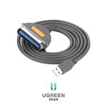 کابل تبدیل USB2.0 به Paralell Centronics 36Pin مدل CR124-20225 طول 2 متر