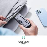 هاب 7 پورت USB.3 یوگرین با نمایش مقیاس هاب 7 پورت USB.3 یوگرین مدل CM481-90307 - خاکستری
