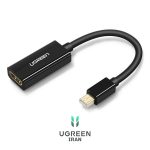 تبدیل Mini DisplayPort به HDMI با رزولوشن 1080p یوگرین مدل 10461-MD112 مشکی از نما بالا تبدیل Mini DisplayPort به HDMI با رزولوشن 1080p یوگرین مدل 10461-MD112 مشکی