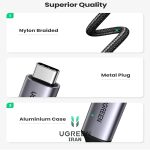 کابل تبدیل USB-C به HDMI یوگرین مدل MM142-50570 طول 1.5 متر - خاکستری