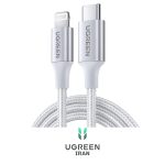 کابل Lightning به USB Type-C یوگرین مدل US304 نقره ای