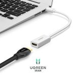تبدیل Mini DisplayPort به HDMI با رزولوشن 1080p یوگرین 10460-MD112 در اتصال تبدیل Mini DisplayPort به HDMI با رزولوشن 1080p یوگرین 10460-MD112 - سفید